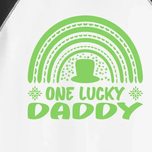 One Lucky Daddy Gift St Patrick's Day Funny For Daddy Funny Gift Toddler Fine Jersey T-Shirt