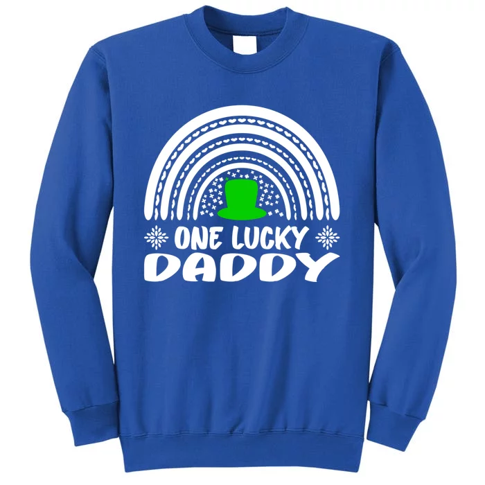 One Lucky Daddy Cool Gift St Patrick's Day Funny For Daddy Gift Tall Sweatshirt