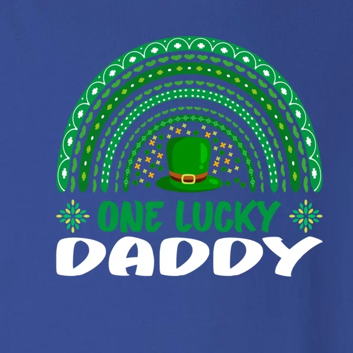 One Lucky Daddy Cute Gift St Patrick's Day Funny For Daddy Cute Gift Toddler Long Sleeve Shirt