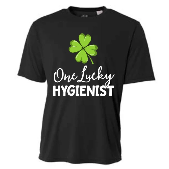 One Lucky Dental Hygienist St Patricks Day Dentist Office Gift Cooling Performance Crew T-Shirt