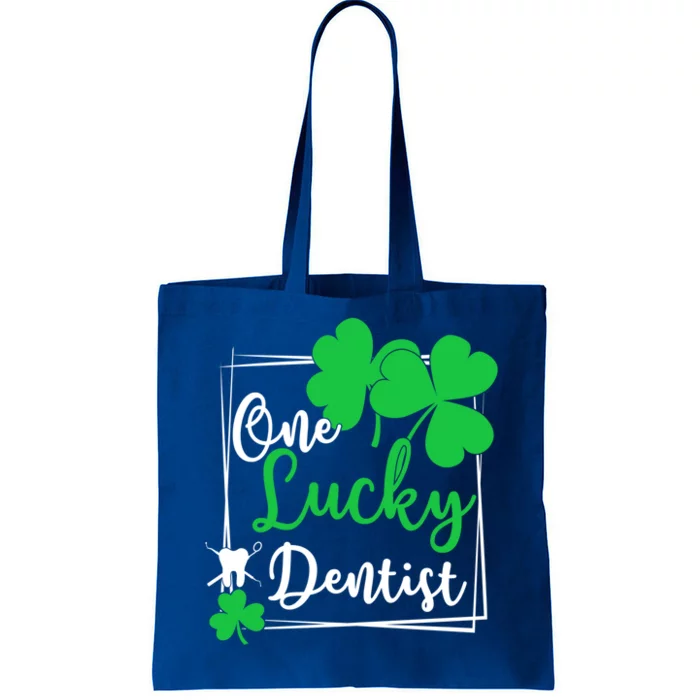 One Lucky Dentist Cute Gift Funny St Patrick's Day Dentist Gift Tote Bag