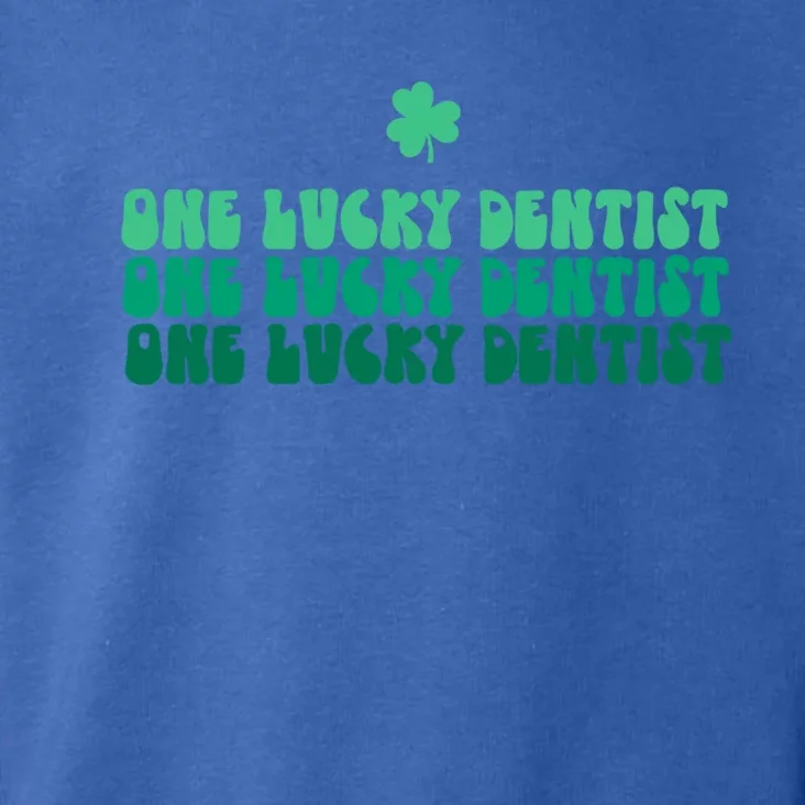 One Lucky Dentist Happy St Patrick's Day Dentist Life Gift Toddler Hoodie