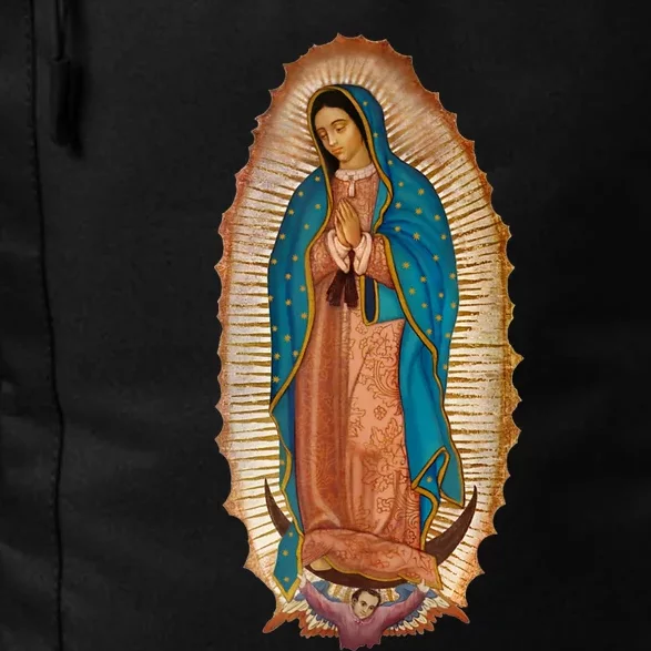 Our Lady De Guadalupe Sant Mary For Christians Catholics Daily Commute Backpack