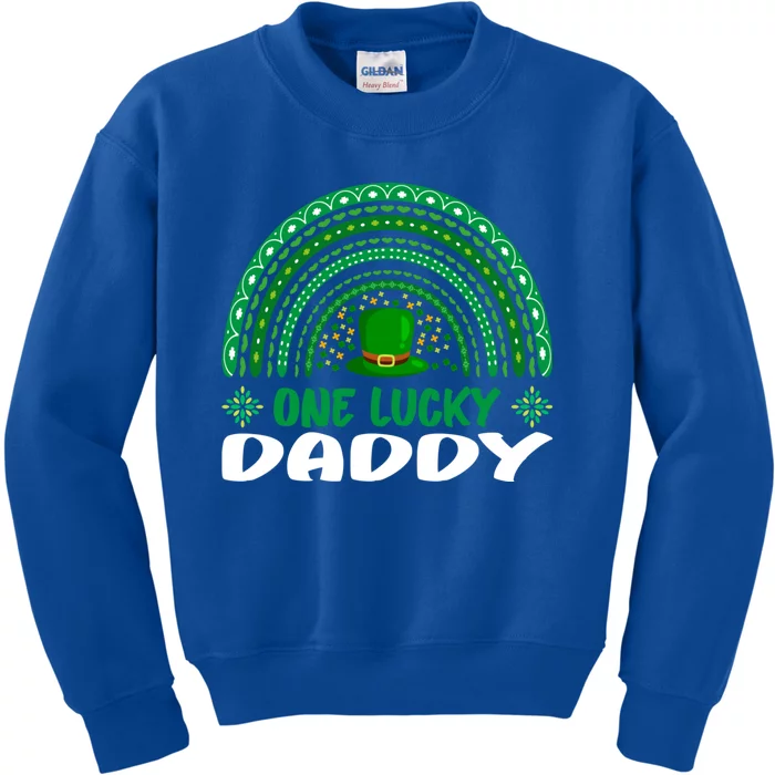 One Lucky Daddy Cute Gift St Patrick's Day Funny For Daddy Gift Kids Sweatshirt