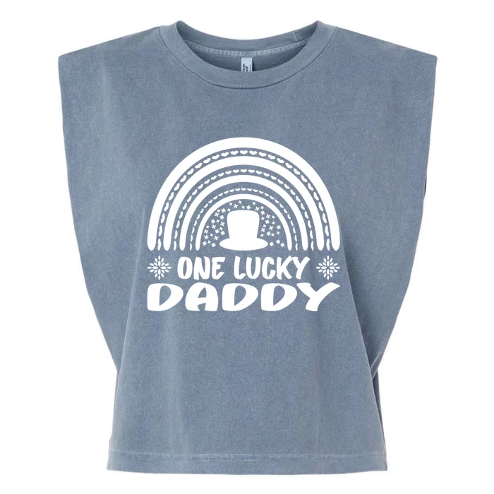 One Lucky Daddy Great Gift St Patrick's Day Funny For Daddy Cool Gift Garment-Dyed Women's Muscle Tee