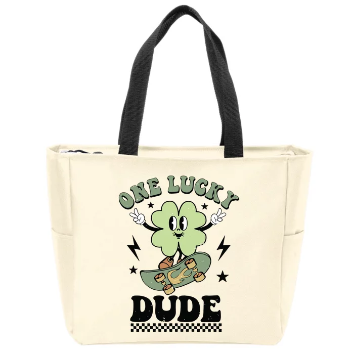 One Lucky Dude Lucky St PatrickS Day Zip Tote Bag