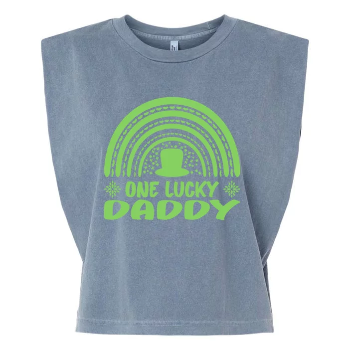 One Lucky Daddy Gift St Patrick's Day Funny For Daddy Gift Garment-Dyed Women's Muscle Tee