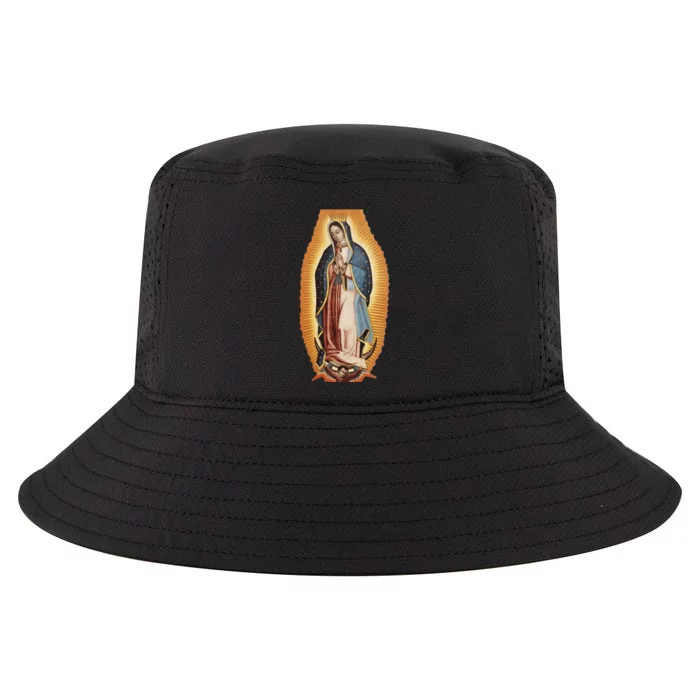 Our Lady De Guadalupe Mary Mother Of God Christian Catholics Rosary Cool Comfort Performance Bucket Hat