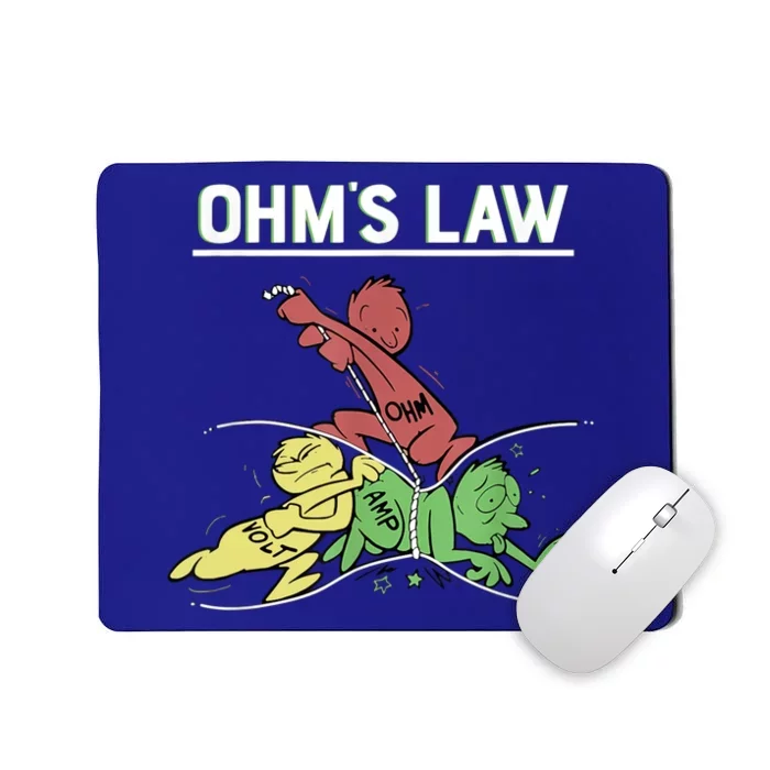 Ohm Law Electrical Engineer Funny Mousepad