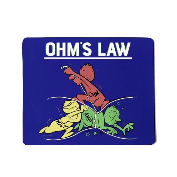 Ohm Law Electrical Engineer Funny Mousepad