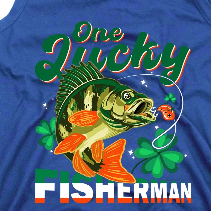 One Lucky Fisher Fisher Anglers St Patrick's Day Gift Tank Top