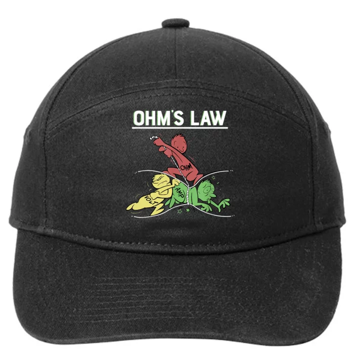 Ohms Law Funny Shirt.Electrical Electronics Engineer Funny T TShirt 7-Panel Snapback Hat