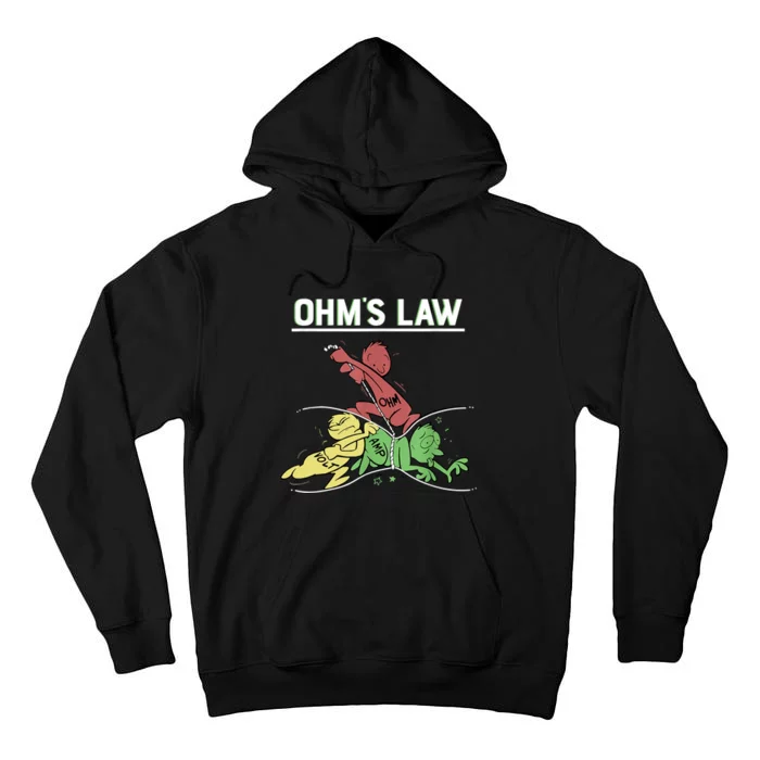 Ohms Law Funny Shirt.Electrical Electronics Engineer Funny T TShirt Tall Hoodie