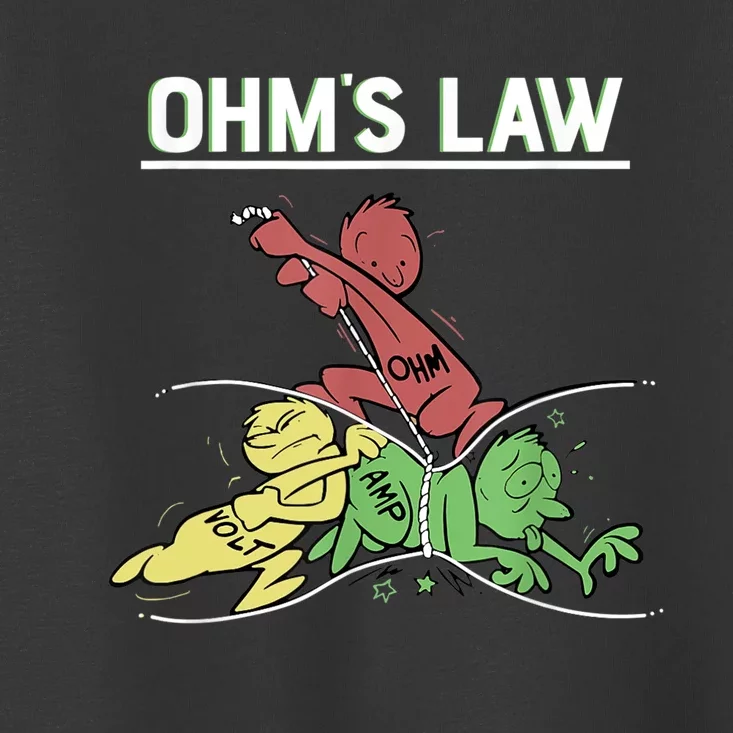 Ohms Law Funny Shirt.Electrical Electronics Engineer Funny T TShirt Toddler T-Shirt