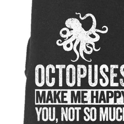 Octopus Lover Funny Octopus Quote Retro Doggie 3-End Fleece Hoodie