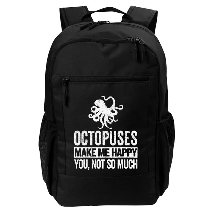 Octopus Lover Funny Octopus Quote Retro Daily Commute Backpack