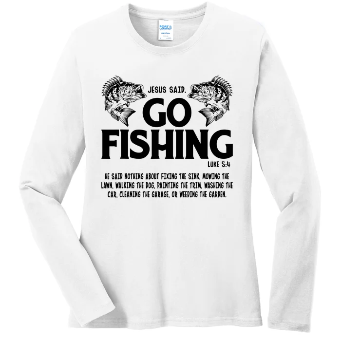 One Lucky Fisherman Matching Couples Fishing Ladies Long Sleeve Shirt