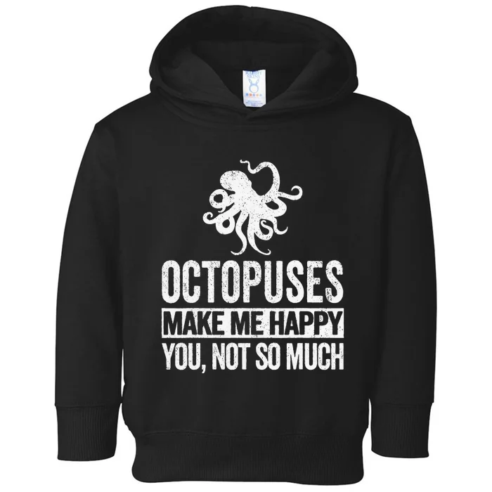 Octopus Lover Funny Octopus Toddler Hoodie