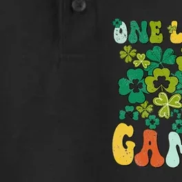 One Lucky Gamer St Patricks Day Video Gamer Dry Zone Grid Performance Polo