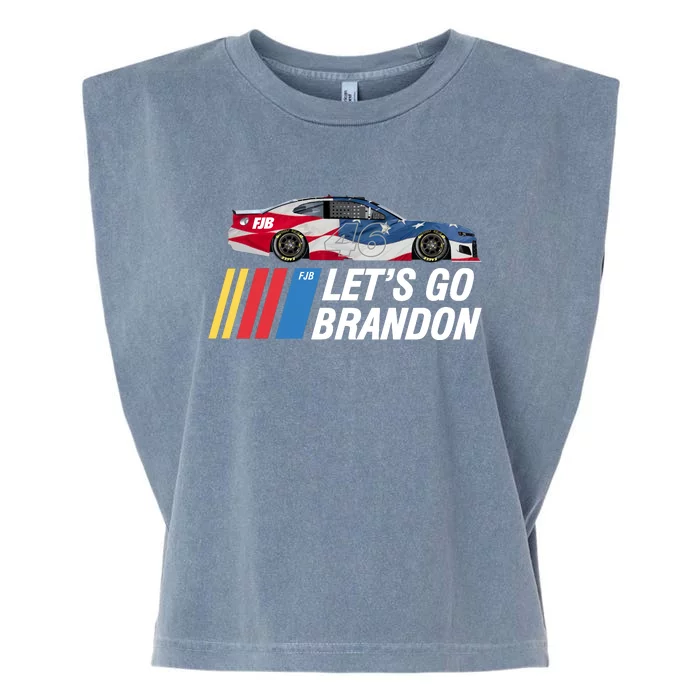 ORIGINAL Let's Go Brandon Racing FJB Garment-Dyed Women's Muscle Tee