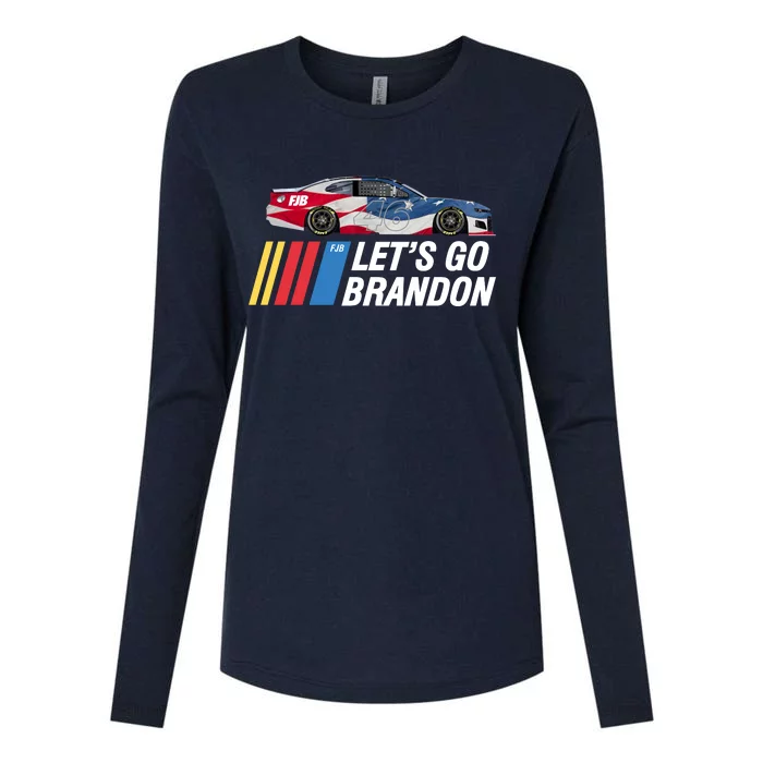 ORIGINAL Let's Go Brandon Racing FJB Womens Cotton Relaxed Long Sleeve T-Shirt