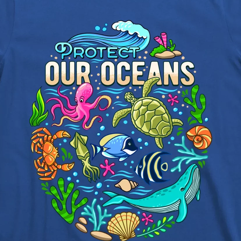 Ocean Lover Gift Sea Life Protect Our Ocean Gift T-Shirt