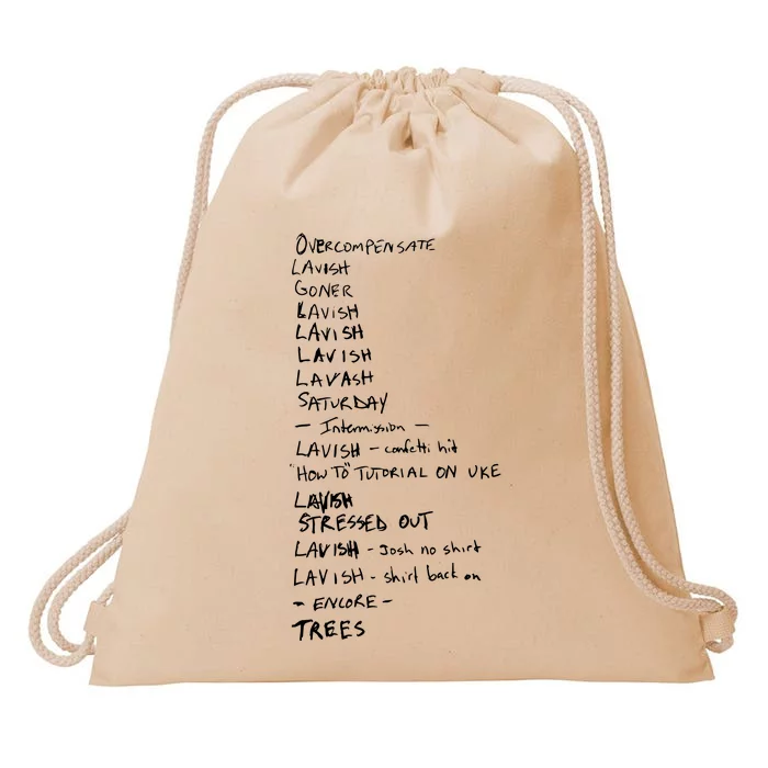 Overcompensate Lavish Goner Lavish Lavish Lavish Lavash Saturday Intermission Drawstring Bag