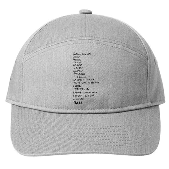 Overcompensate Lavish Goner Lavish Lavish Lavish Lavash Saturday Intermission 7-Panel Snapback Hat