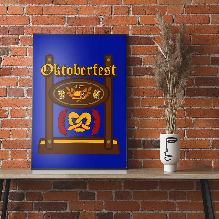 Oktoberfest Lederhosen Halloween German Poster