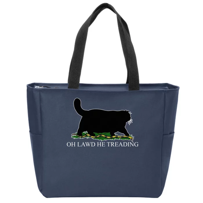 Oh Lawd He Treading Zip Tote Bag