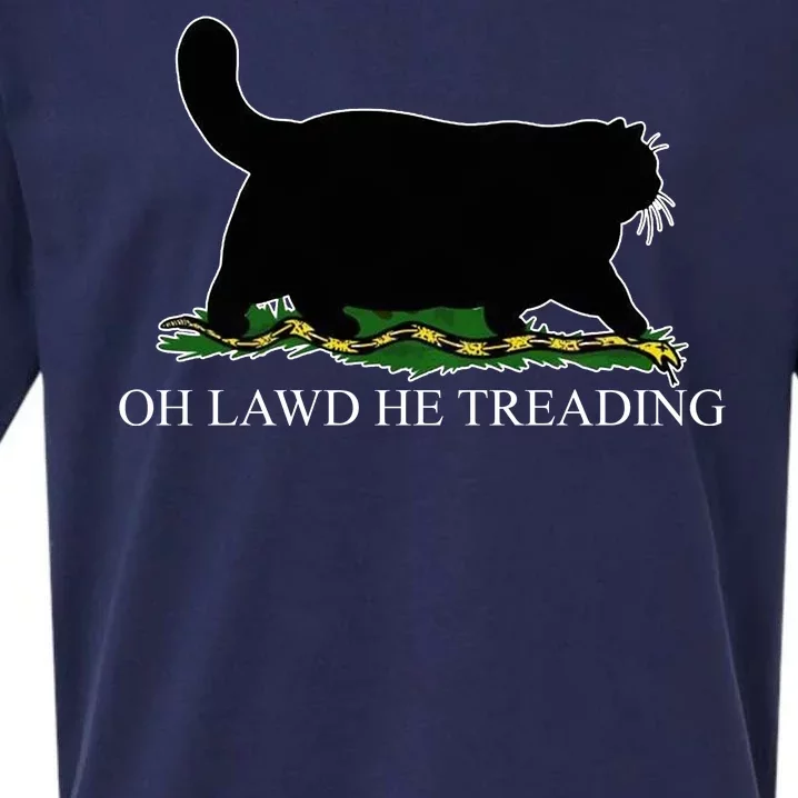 Oh Lawd He Treading Sueded Cloud Jersey T-Shirt