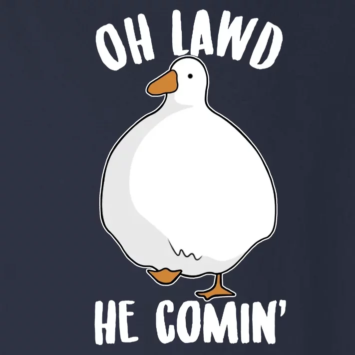 Oh Lawd He Comin Thicc Goose Meme Toddler Long Sleeve Shirt