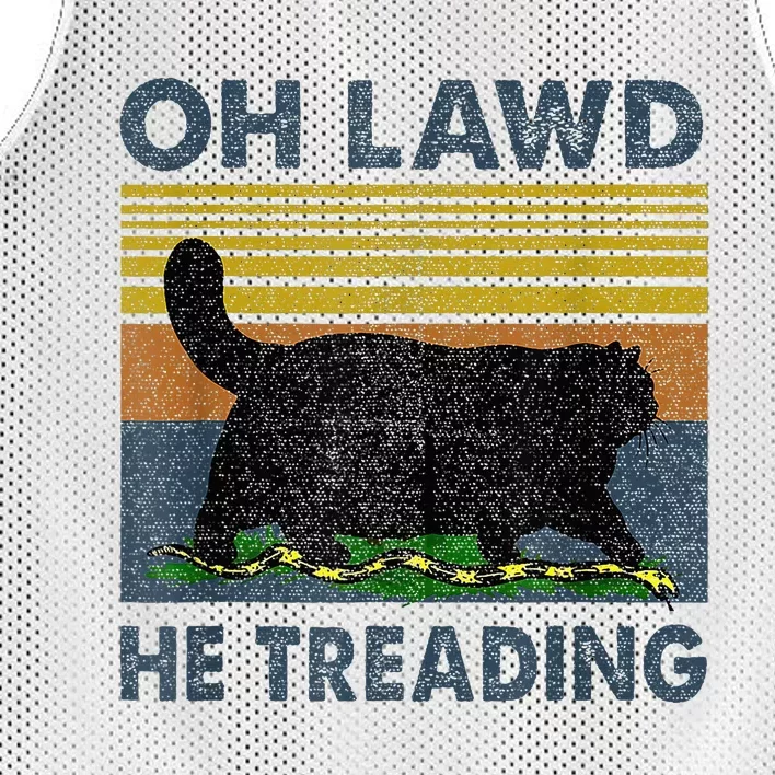 Oh Lawd He Treading Mesh Reversible Basketball Jersey Tank