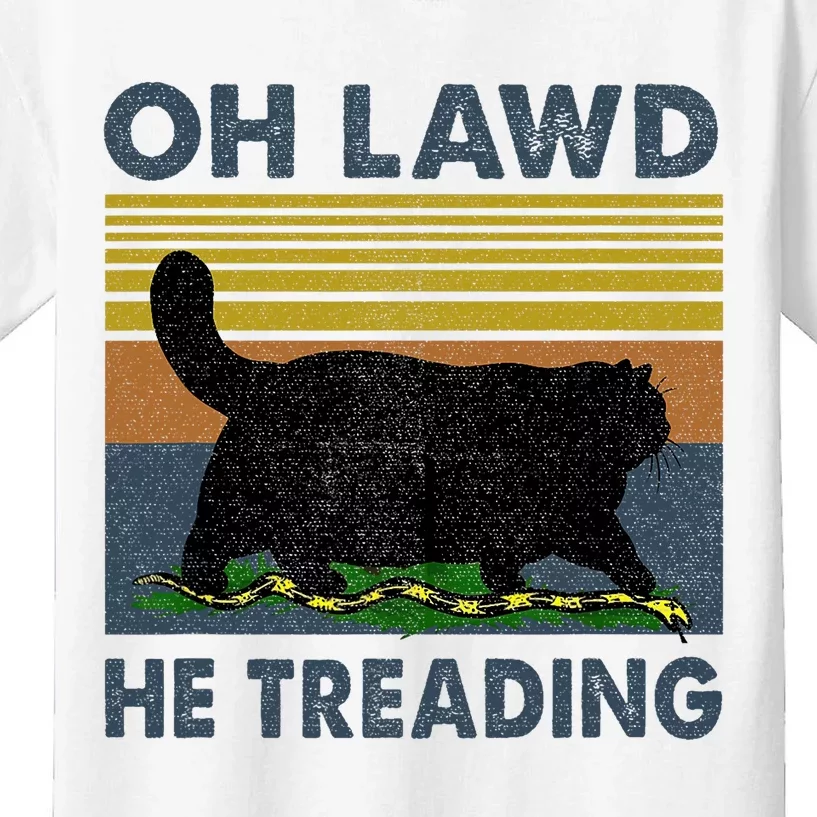 Oh Lawd He Treading Kids T-Shirt