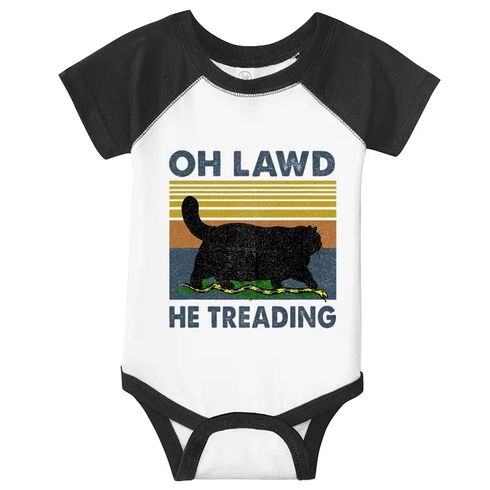 Oh Lawd He Treading Infant Baby Jersey Bodysuit