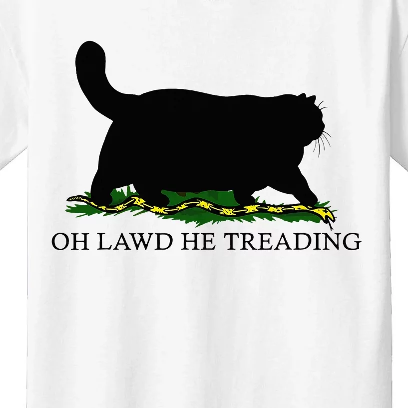 Oh Lawd He Treading Kids T-Shirt