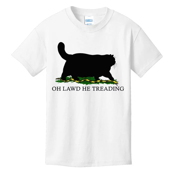 Oh Lawd He Treading Kids T-Shirt