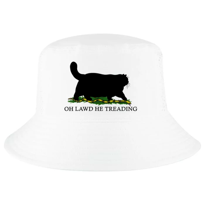 Oh Lawd He Treading Black Cat Cool Comfort Performance Bucket Hat