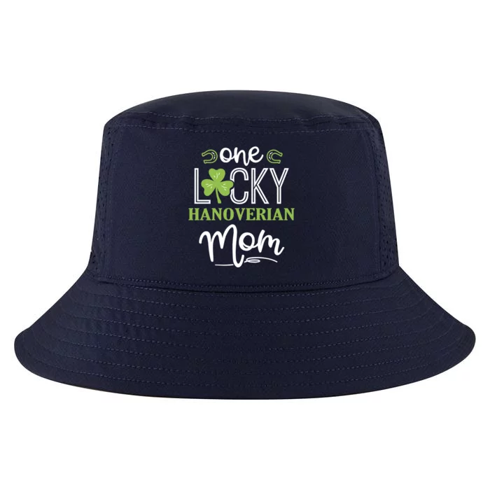 One Lucky Hanoverian Horse Mom Irish Horseback Riding Cool Gift Cool Comfort Performance Bucket Hat