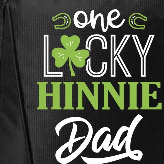 One Lucky Hinnie Horse Dad Irish Horseback Riding Gift City Backpack