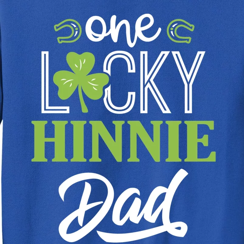 One Lucky Hinnie Horse Dad Irish Horseback Riding Gift Tall Sweatshirt