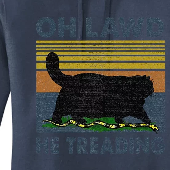 Oh Lawd He Treading Gift Women's Pullover Hoodie