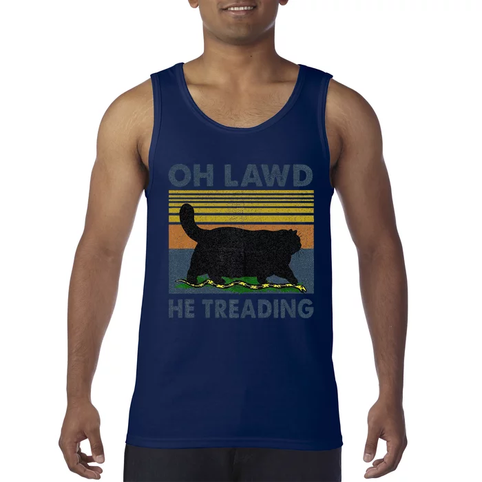 Oh Lawd He Treading Gift Tank Top