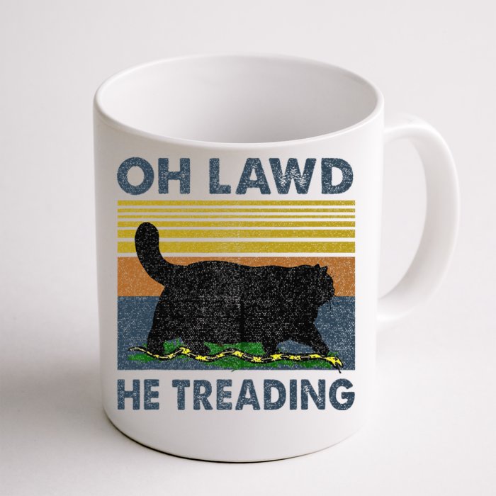 Oh Lawd He Treading Gift Front & Back Coffee Mug