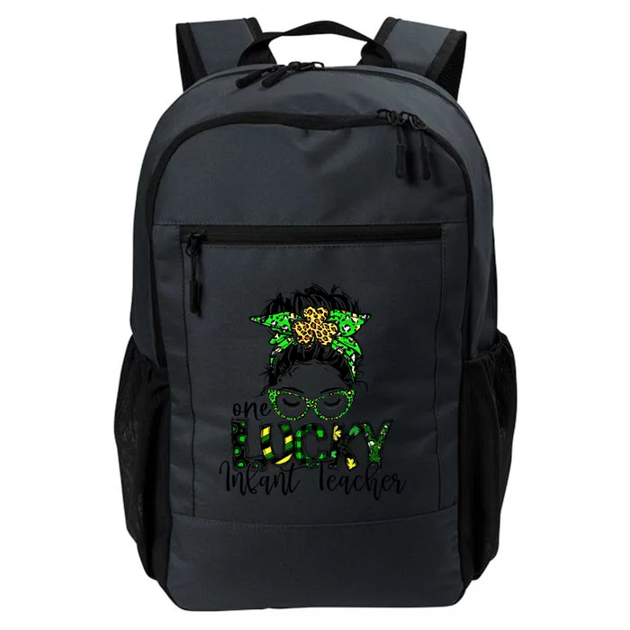 One Lucky Infant Teacher St Patrick Day Teacher Love Gift Daily Commute Backpack