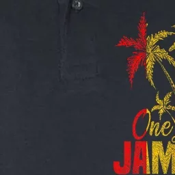 One Love Jamaica Caribbean Vacation Reggae Softstyle Adult Sport Polo