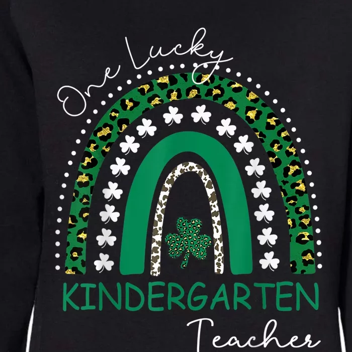 One Lucky Kindergarten Teacher St. Patrick's Day Wo's Womens California Wash Sweatshirt