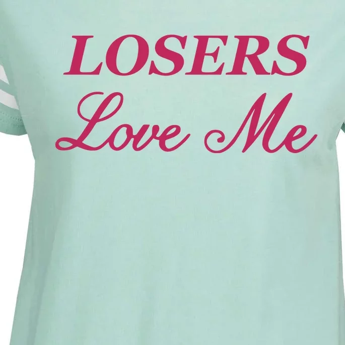 Ohkay Losers Love Me Enza Ladies Jersey Football T-Shirt