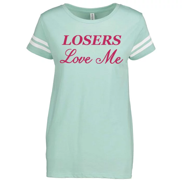 Ohkay Losers Love Me Enza Ladies Jersey Football T-Shirt