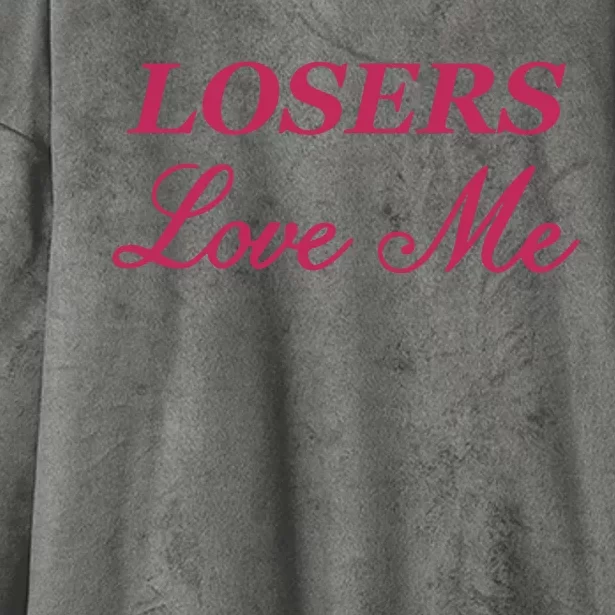 Ohkay Losers Love Me Hooded Wearable Blanket